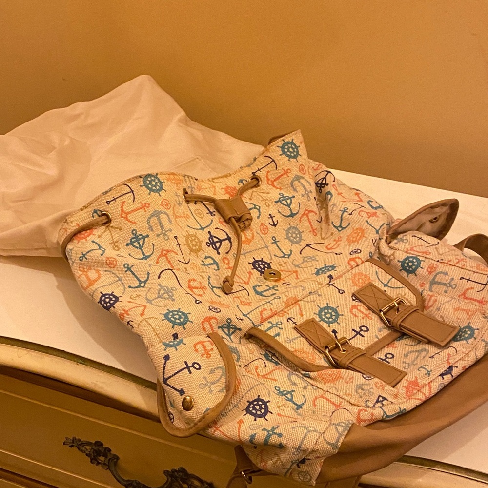 Claire's Multicolor Nautical Backpack - image 1